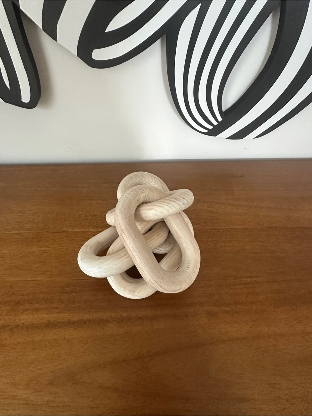 Studio McGee Decorative Wooden Knot Sculpture - Natural
